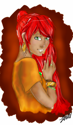 I colored xlthuathopec&rsquo;s Pyrrha request Look at that Amazon queen~
