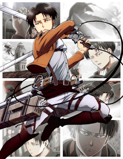 sexyassheichou:   ↳ Levi “Story goes he was quite the rogue before joining the scouts, a high roller in the capital black market. Who knows what really brought him here, the most popular version involves Erwin. They say he dragged him into the scouts