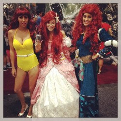 Redheads! #sdcc  (at 2014 San Diego Comic Con International Japanese Animation)