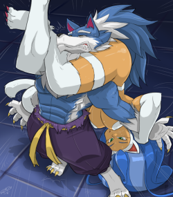 grimphantom2:  shonuff44:   A. Nelson Comm Leg-Locking with Felicia 2   Not sure what this leg lock is called, but it looks pretty painful. Here is Felicia, once again in a tight embrace with the great Jon Talbain. I think she is amping up for if Capcom