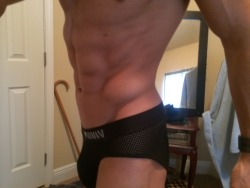 thetrueflagpole:  New underwear, they are mesh all around the back! I’m excited to wear these on cam :) 