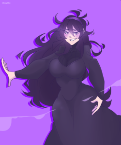robogattsu:It’s spooky scary! Here’s a Hex Maniac for the Halloween Season!