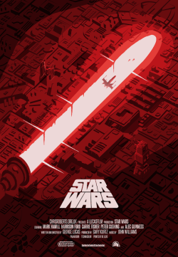 thepostermovement:  Star Wars: A New Hope by Chris Roberts