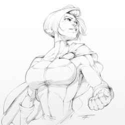 taboolicious: Power girl and another stream request, I’m ok with this one 