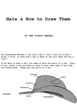 vigaishere:  helpyoudraw:  Hats and How to Draw Them by glazedmacguffin  I’m gonna tag this for a fandom. Damn hats are hard to draw! &gt;:( 