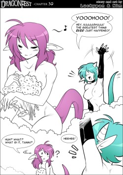 luckypan:  hentaigardens:  A hentai comic for darkflame1800Dragonfest (1/1)All credit belongs to Luckypan &amp; Nim_Allykat  Ahaha oh gosh, so old. But yeah, totally precurours to MahnaDrop stuff XD Maybe Ill redraw em up as Mahna. (Or Half Mahna)Enjoy