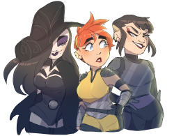 qtarts:  I want the three of them to become #galpals and teach April in the ways of makeup and thigh highs. I’m tired of all the girl fights I need girlfriends!!!  