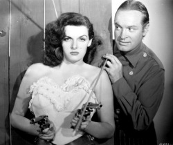 Jane Russell and Bob Hope in The Paleface, 1948.