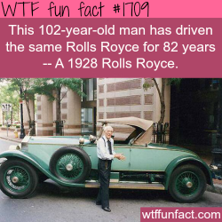 wtf-fun-factss:  A man has driven the same car for 82 years - WTF fun facts