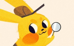jameslovespokemon:He Detects! He Cute! He Pikachu! 