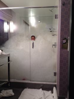 relahvant:  stunningpicture:  That time I added a bit too much bubblebath to the tub.  that’s a shower… 