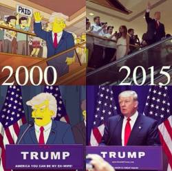 codykins-blogs-stuff:  clxcool:  atomictiki:  jasoncanty01:  best-of-memes:    It looks like the creators of The Simpsons can see the future  They have an amazing Track record.   They just imagine the worst, most cartoony possible outcome and then…