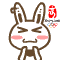 emoticon pink rabbit