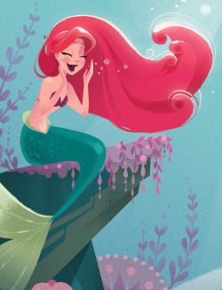 princessesfanarts:  littleariels: some of the beautiful artwork from the “the little mermaid: part of their world” ebook.