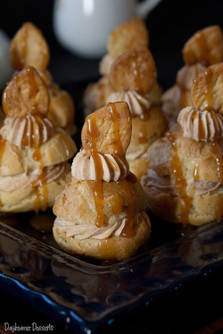 confectionerybliss:  Apple Pie Mousse Profiteroles • Daydreamer Desserts