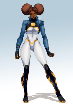 tovio-rogers:    i was kinda feelin’ DC’s new power girl so this was a fun commish   