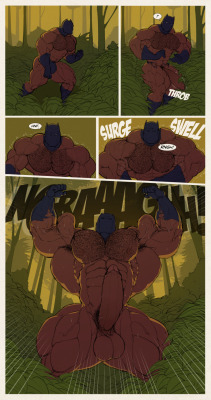 ripped-saurian:  quick and dirty black panther growth sequence! (remake of older work!)