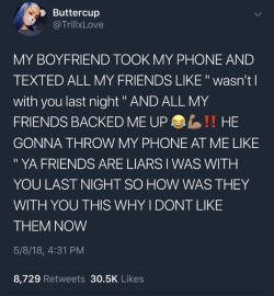 rad-and-i-dont-stop:  r-oseteas:  kcdworld: I’m the one who said you left ya jacket in my car  This is a group of friends who know youre dating a bad dude so are willing to drop everything and lie if it means protecting you, not remotely “oh haha