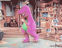 howtobeterrell:  onlylolgifs:  The kid in the back feelin it  You have to watch the black kids on barney they be gettin it 