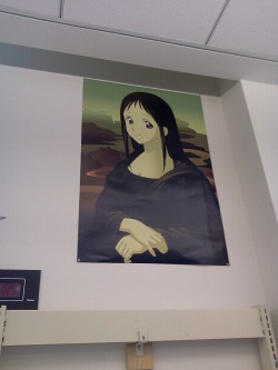 allegoricalabsurdity:  i-wanna-get-in-englands-pants:  orpheusly:  This anime Mona Lisa is in my library help.  Moe Lisa  by the great artist Leonardo Doujinshi 