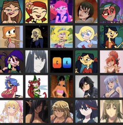 ck-blogs-stuff:  Mah Waifu chart =P  I have more ladies in mind and I may update this later down the road, but these are the ladies I find them muy caliente =P   how do you guys do this?