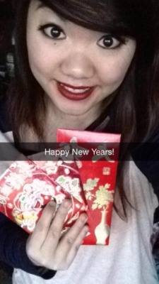 Happy New Years! Or Chinese New Years I should say. Oh! And add me to snapchat