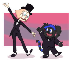 That episode was amazing! and so are you! I know how much you love Pearl in a suit so I decided I’d make a drawing of you with her for this momentous occasion. I hope you enjoy the rest of your day Artie! - @deadassassin6!!!! ohh my gosh!!! This is!