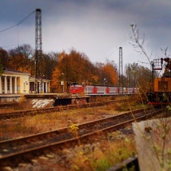#Trains &amp; #rails / #Gatchina #Russia #October 2013 #поезда и #рельсы #Гатчина #Россия #октябрь