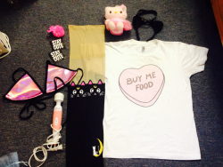 kitten-bits:  kitten-bits 15k follower giveaway! ♡♡♡  hey guys! so I’ve finally hit 15k so I wanted to do my very first giveaway! c:  prizes: 1st place will win: ♡ a pair of luna/sailor moon stockings! ♡ buy me food shirt! ♡ pink fairy vibrator!