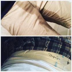 diaperguru:Ups!!! Well that just happened… I got 1 week off starting today. 24/7 #abdldiaperchallenge … Clearly I can’t be trusted without protection! 