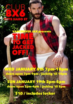 jackbuddies:  If you’re in the area, check out these January events brought to you by a new JO club out of Vancouver BC called Vancouver JAX. Stay tuned for future announcements of monthly events.  You can also check out the venue: Club 8x6 at www.8x6.ca