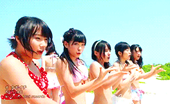 bananamina:10/∞ NMB48 music videos → “Nagiichi”“The cutest girl on the beach…which girl will you point at?”