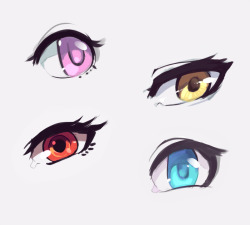 owlerart:  eyes and lips doodles 