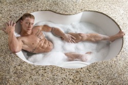 Bath time ðŸ˜ http://imrockhard4u.tumblr.com