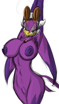 Such a sexy purple bird~Art by ShinysteelColours by me