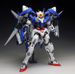 gunjap:  [WORK REVIEW] P-Bandai MG 1/100 00 XN RAISER [Gundam 00V] painted build (Many Images)http://www.gunjap.net/site/?p=322981