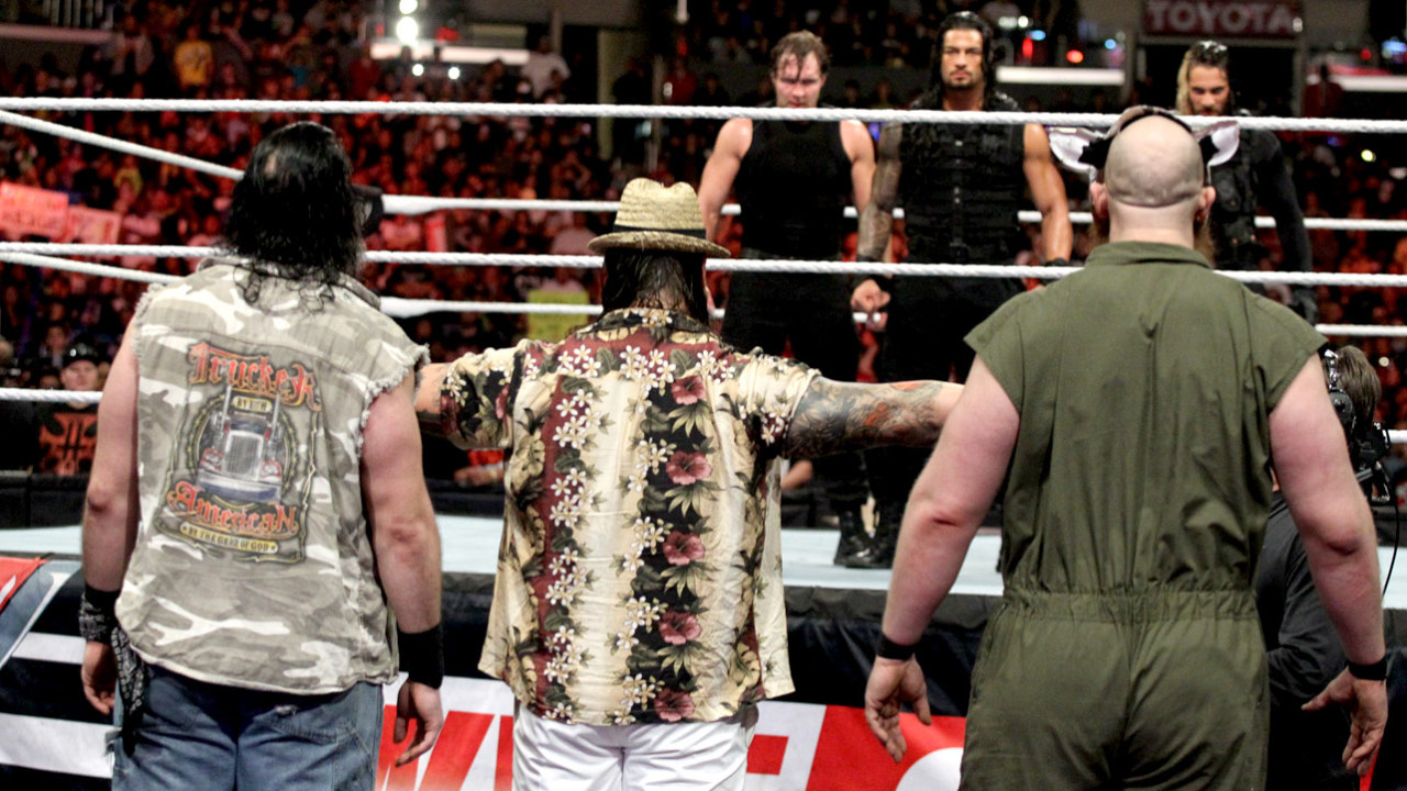 The Wyatt Family vs The Shield