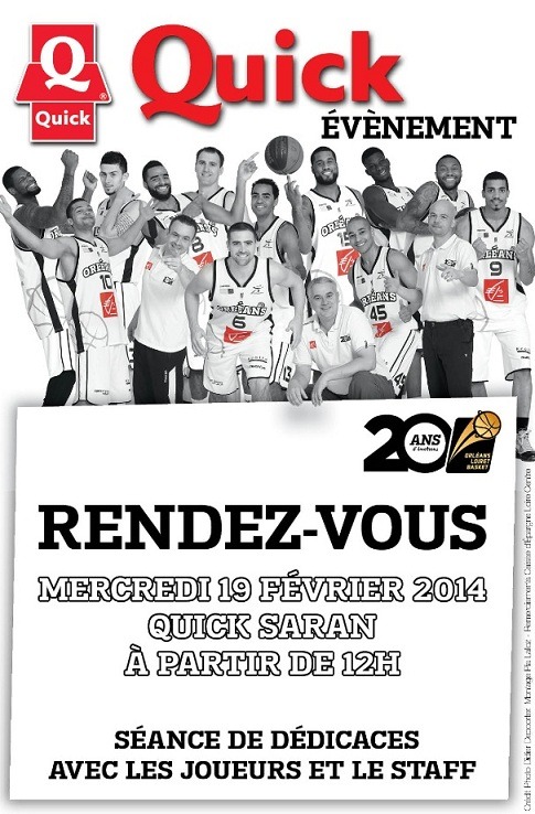 [Basket : Pro A] : Les joueurs de l'Orléans Loiret Basket en dédicaces 1