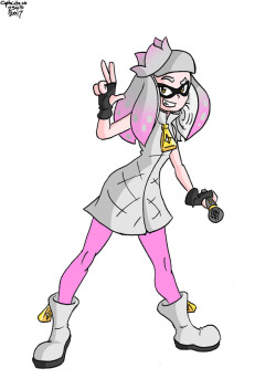 I drew Pearl from Splatoon 2 because she doesn’t get enough love. I guess it’s hard to compete when you’re up against a bae like Marina. 