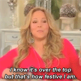 Image result for mariah carey festive gif
