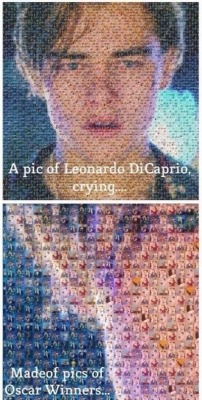 jaidefinichon:  &lsquo;Una foto de Leonardo Di Caprio llorando compuesta de ganadores de Oscars&rsquo;  