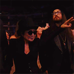 i-freaking-love-ringo-starr:  sleepatthree:  Yoko, Ringo &amp; Paul dancing to Daft Punk’s ‘Get Lucky’ is my favourite thing.  But Nancy though she’s so into the music 