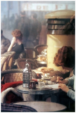 frenchvintagegallery: Café , Paris, 1959   by   Saul Leiter   
