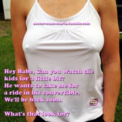 lickalotapous:  http://soccer-mom-marie.tumblr.com/For a ride?