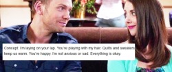 thediaryoflaurapalmer:  Jeff x Annie + Text posts 