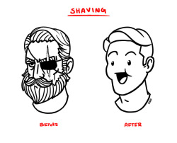 thedukeoflions:  guntotinnerd:  Yeah this is true.  Literally me.  Shaving Tip: Leave the nose.