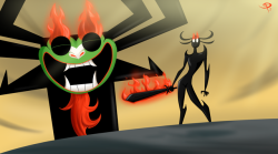 chillguydraws:   A True Daughter of Aku One more screenshot redraw released before the final episode. I’m not ready, but at the same time I am.     ________________________________________________Support my Patreon to get first looks at all my completed