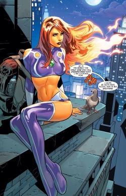 Divergence: StarfirePreview for June’s upcoming Starfire #1Starfire teams up with an on-the-run Superman to find herself a new home and a fresh start.Art’s quite nice. 