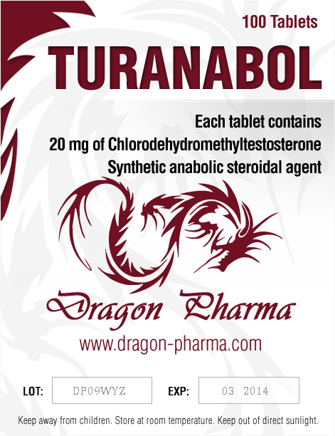   Turanabol 20mg is an oral steroid which contains 20mg of the hormone Chlorodehydromethyltestosterone. It has a predominantly anabolic effect which is combined with a relatively low androgenic component. On a scale of 1 to 100 the androgenic effect is