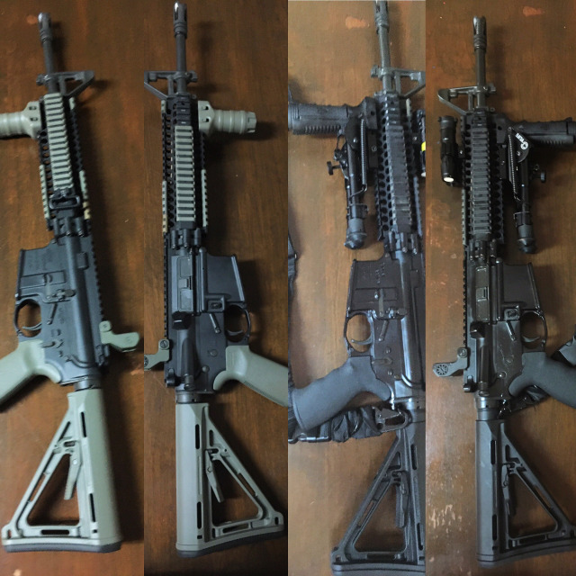 AR15.Left Side is Before.Right Side is After.American Badassery!🤘💀🤘